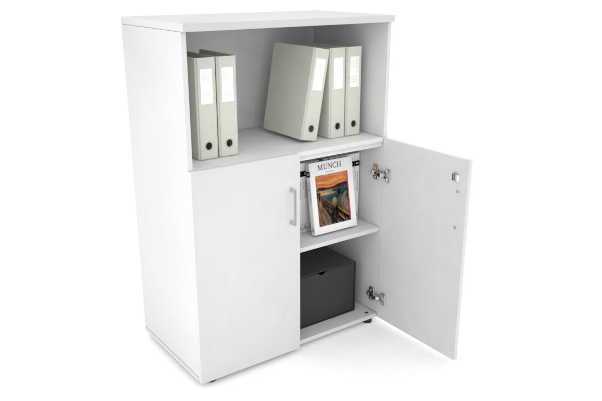 Medium Uniform Storage Cabinet with Small Doors [800W x 1170H x 450D] - Perfect for Office, School, and Home Organization