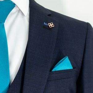 Cavani Seeba Navy Slim Fit Blazer for Men | Premium Tailored Business Suit Jacket | Formal Office Wear & Wedding Attire