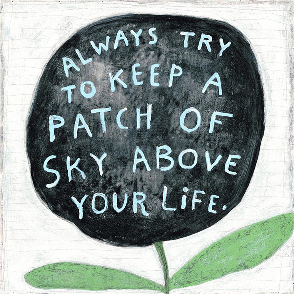 Always Try To Keep Art Print - Inspirational Wall Decor for Home, Office & Gifts - Perfect for Living Room, Bedroom & Workspace Motivation