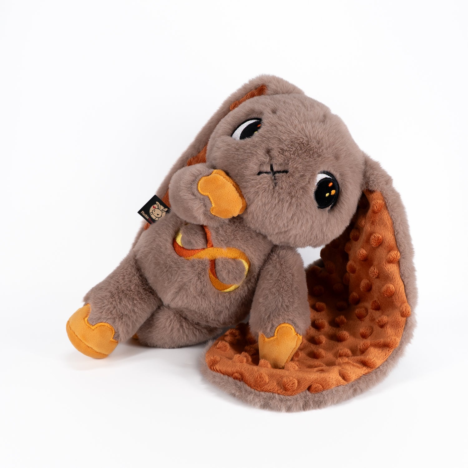 Plushie Dreadfuls Autism Spectrum Rabbit Gold Edition - Soft Stuffed Animal Toy for Kids, Comfort Plush for Autism Awareness & Sensory Needs - Perfect for Gifts, Therapy, and Emotional Support