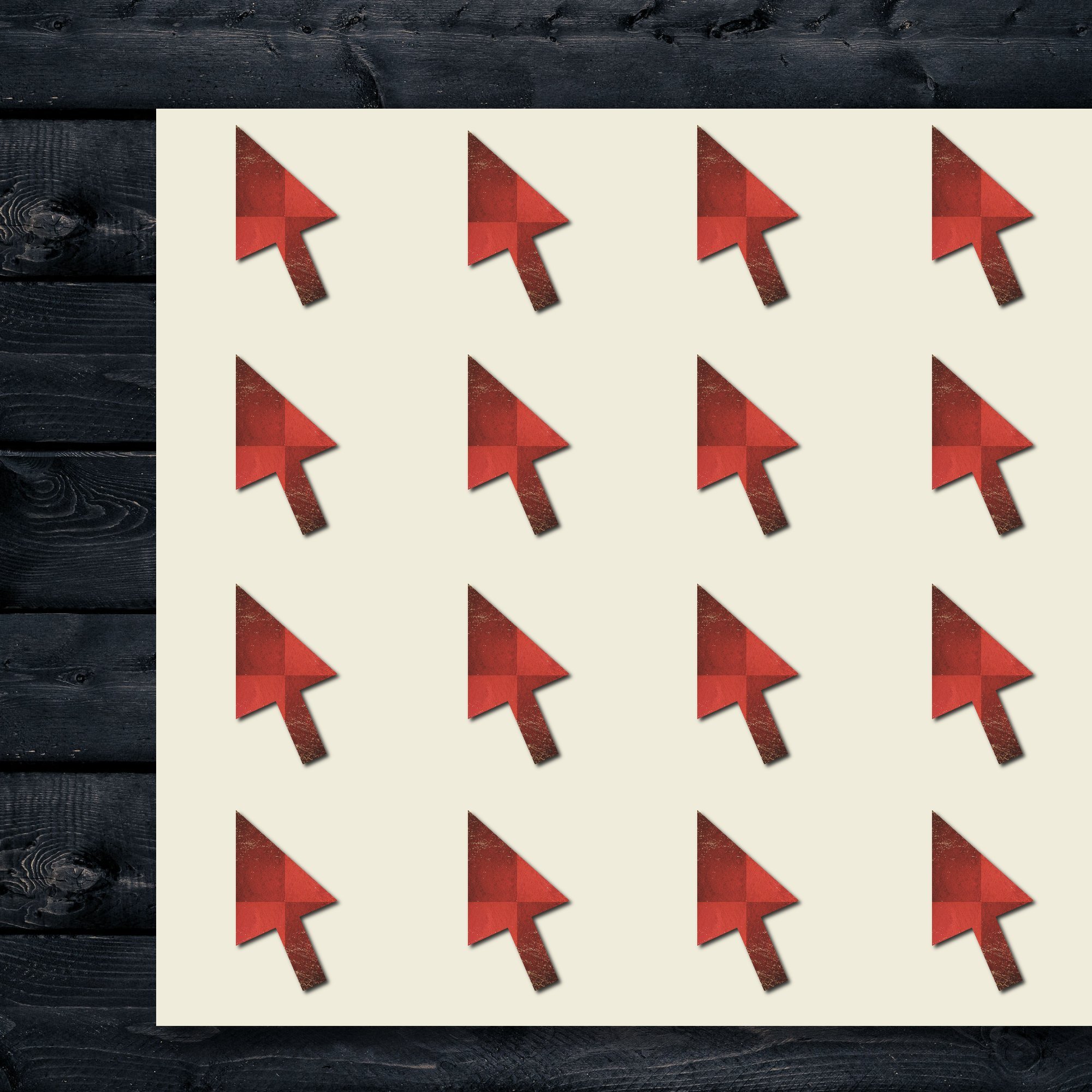 Cursor Arrow Navigate Mouse Interface Craft Stickers - 30 Pack (1.5 Inch) for Scrapbooking, DIY Projects, Party Decorations & Seals - Perfect for Laptops, Notebooks, Planners & Gift Wrapping (Item 1087384)