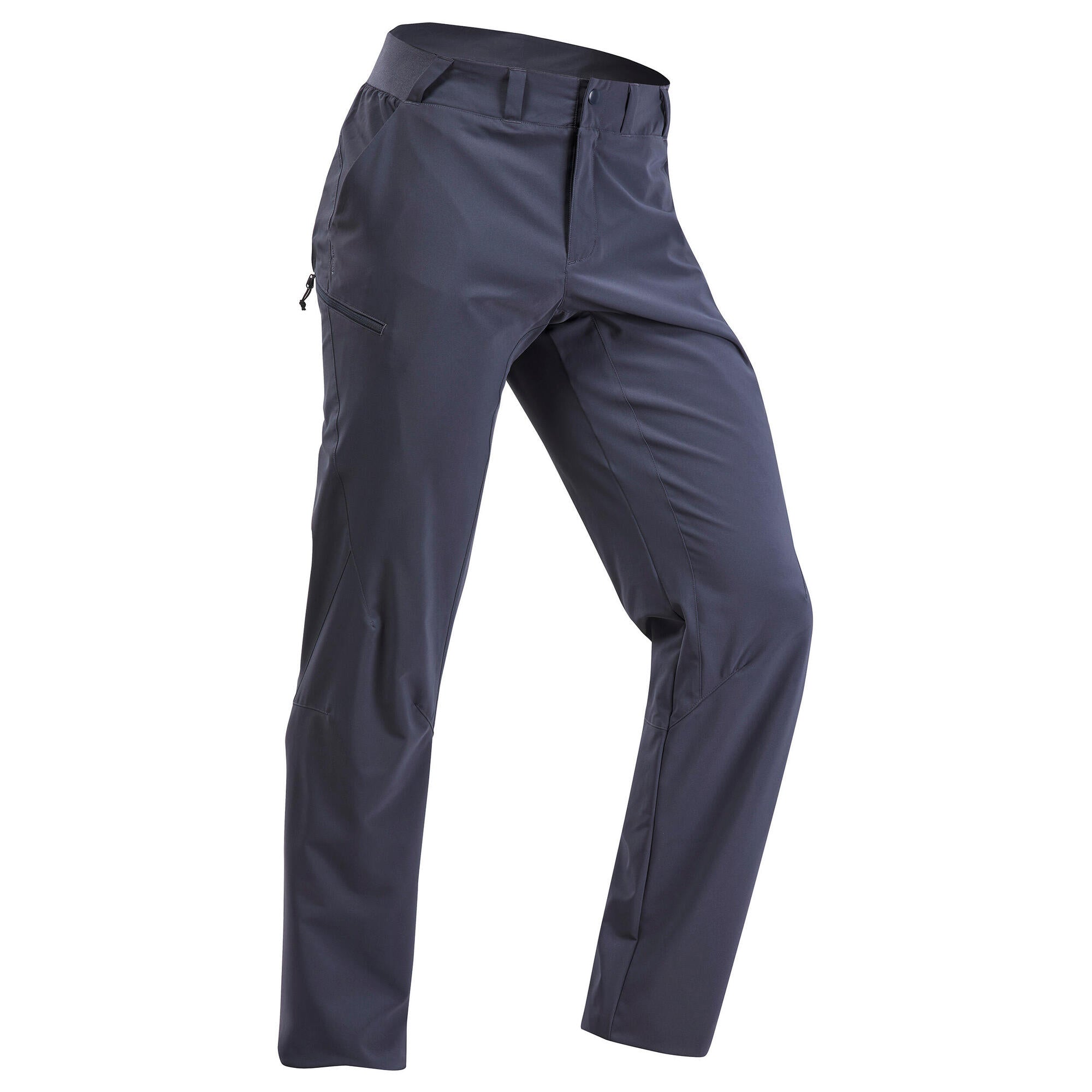 Quechua Men's MH100 Hiking Pants - Lightweight Quick-Dry Outdoor Trekking Trousers for Camping & Mountain Climbing