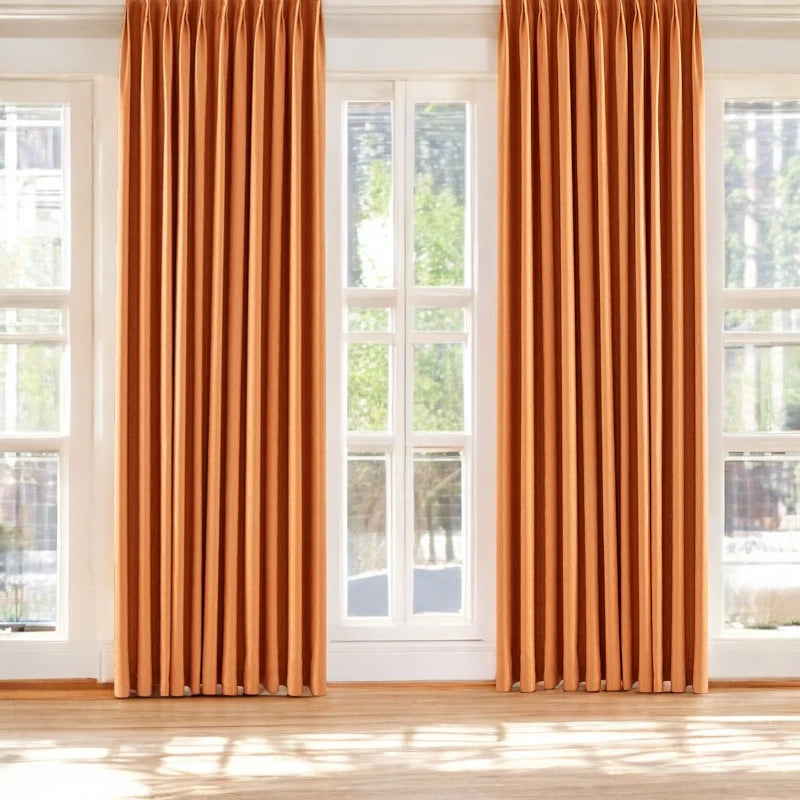 Violet Polyester Waterproof Blackout Curtains for Bedroom - Custom Size Thermal Insulated Window Drapes for Living Room & Nursery (Light Blocking, Noise Reducing)