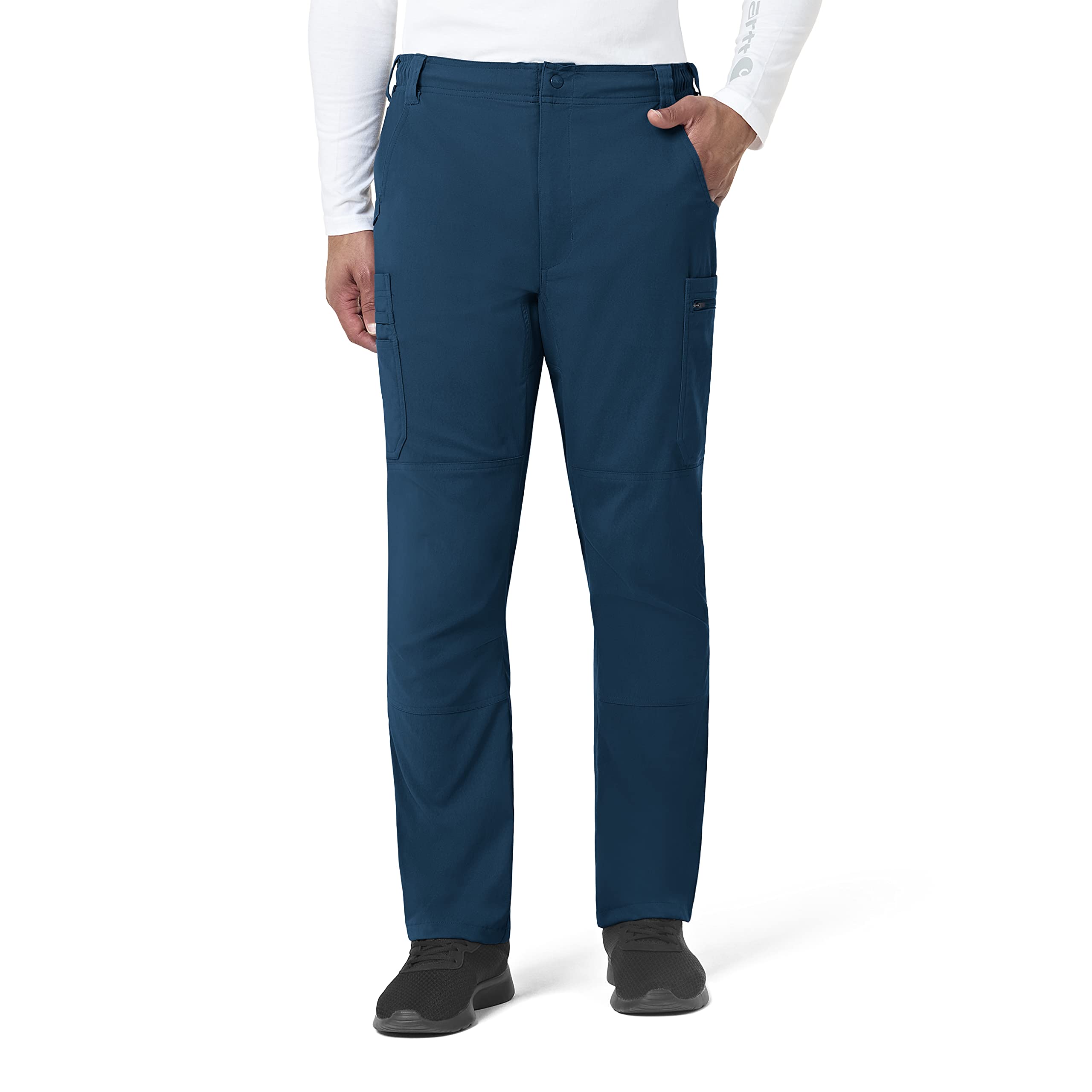 Carhartt Men's Straight Leg Cargo Scrub Pants - Durable Medical Work Pants for Doctors & Nurses - Comfortable Healthcare Uniform for Hospital & Clinic Shifts