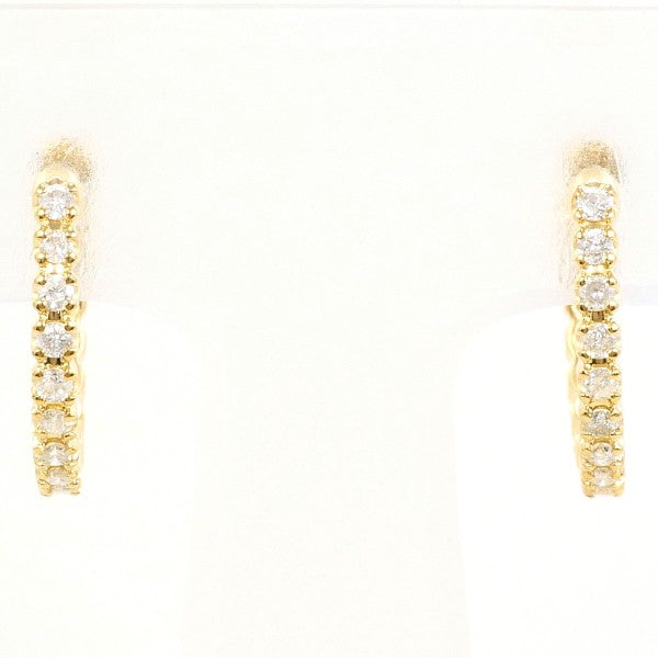 18K Yellow Gold Diamond Stud Earrings for Women - Elegant & Timeless Jewelry Gift for Weddings, Anniversaries & Special Occasions