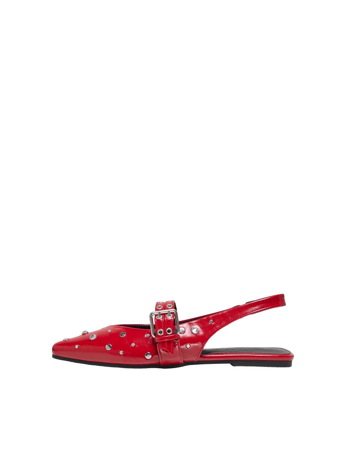 Laura Women's Slingback Heels - Comfortable Red Dress Sandals for Party, Wedding & Evening Events | Fashionable Open-Toe Pumps with Ankle Strap