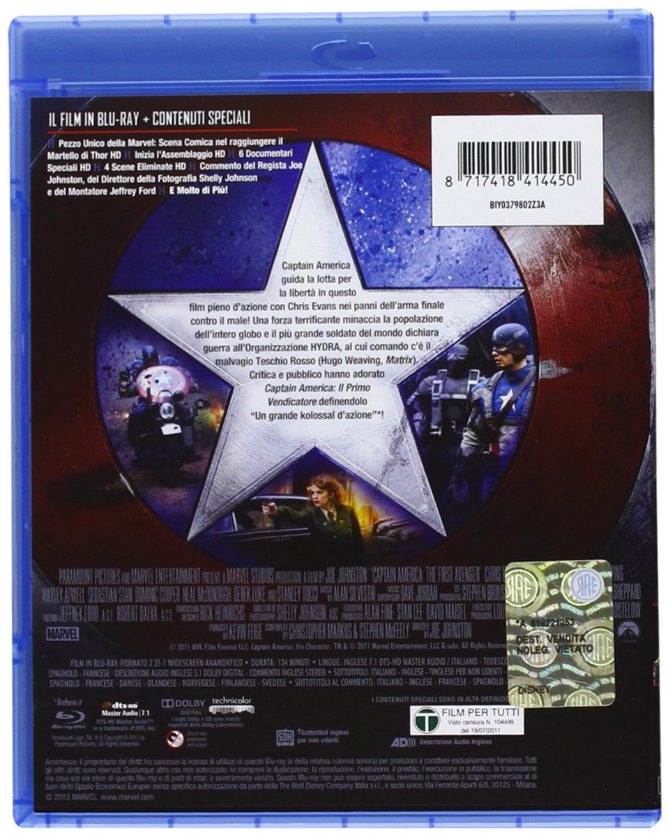 Captain America Comic Book - Italian Edition | Collectible Marvel Superhero Graphic Novel for Fans & Readers | Perfect for Gifts, Collections & Superhero Enthusiasts