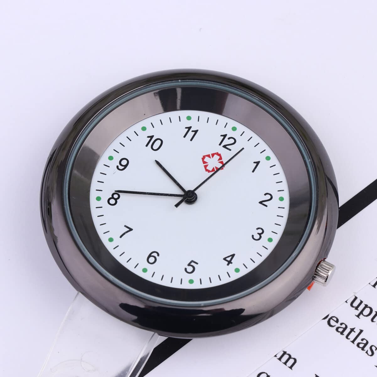 Hemobllo Nurse Watch - Clip On Fob Watch with Quartz Movement for Women Nurses & Doctors | Perfect for Medical Professionals, Healthcare Workers & Students in Hospitals & Clinics