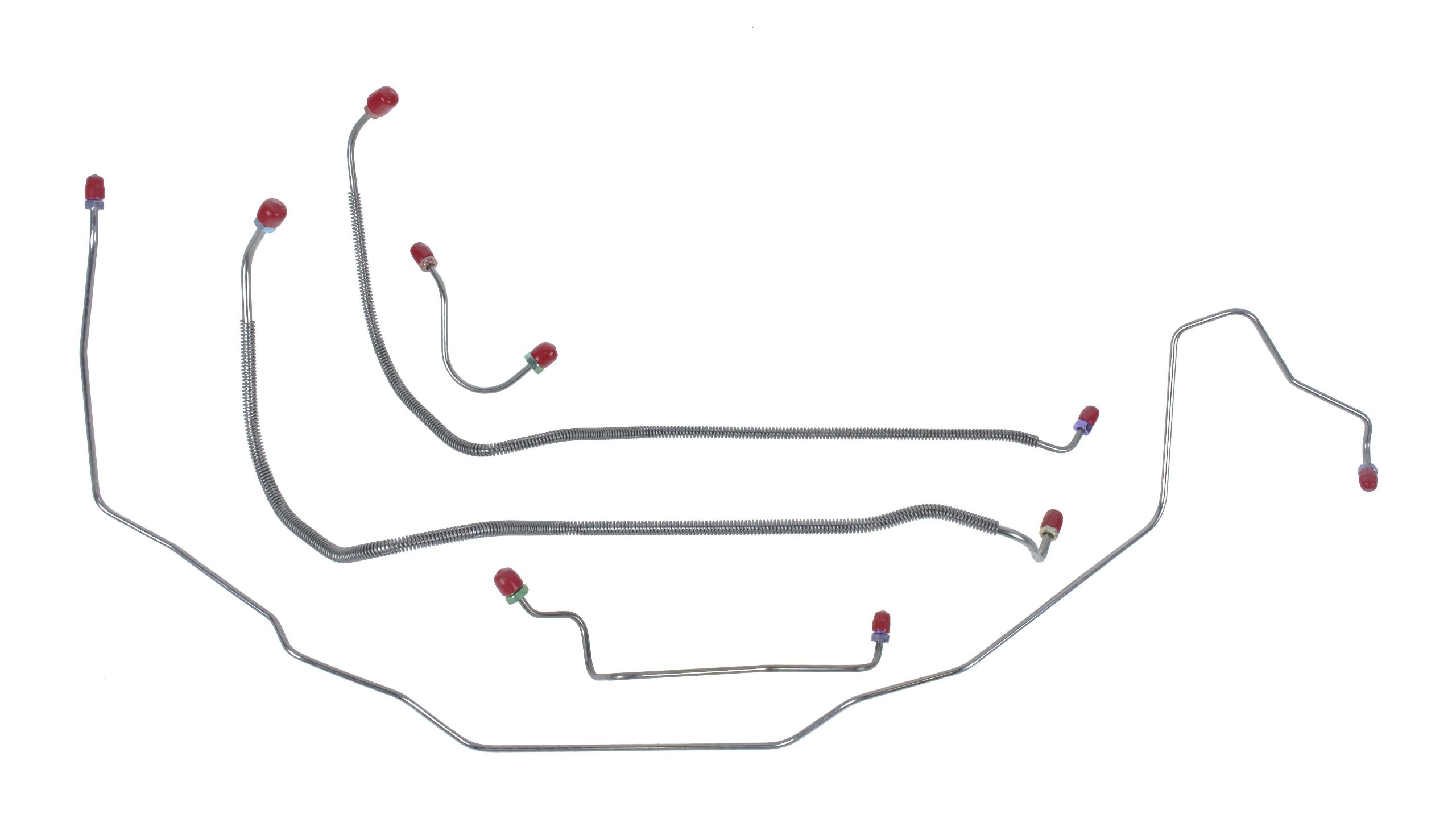 The Right Stuff AKT6803 Power Disc Front Brake Line Kit - 5 Piece Set for Improved Braking Performance | Perfect for Car Upgrades & Off-Road Vehicles