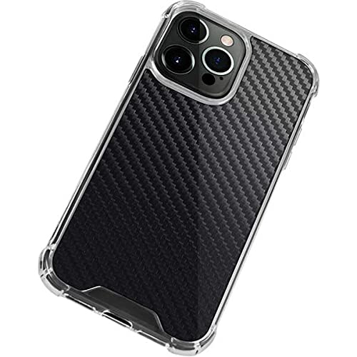 Skinit Clear iPhone 13 Pro Case with Carbon Fiber Design - Ultra Slim Protective Cover for iPhone 13 Pro - Perfect for Everyday Use, Work & Travel