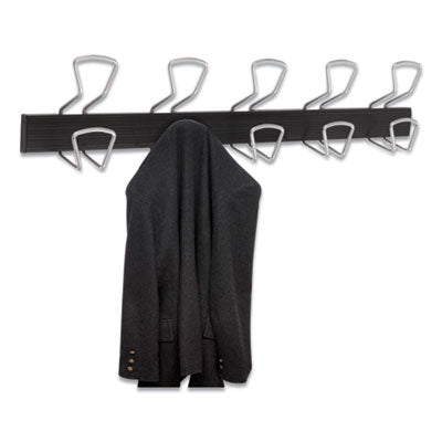 Premium Metal Wall Mount Coat Hooks - Heavy Duty 22 lb Capacity, Silver Finish (29.92