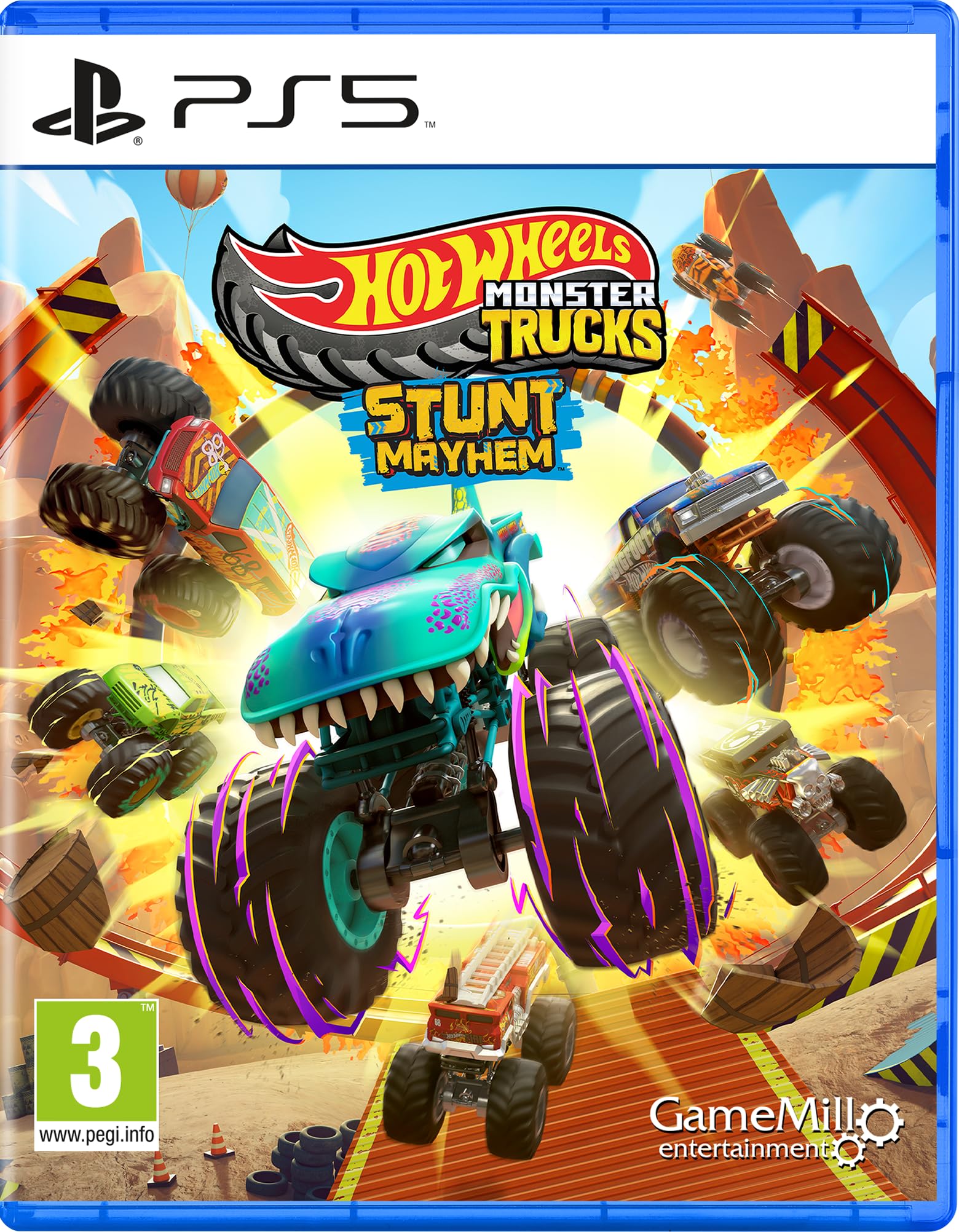 Hot Wheels Monster Trucks Stunt Mayhem - PS5 Game | Action-Packed Racing & Stunt Challenges for Kids & Adults | Perfect for Family Game Nights & Competitive Play