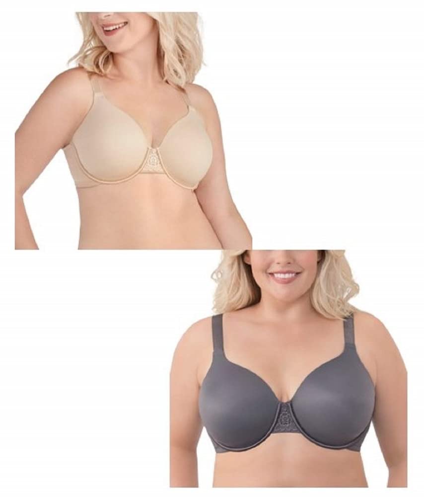Vanity Fair Women's Full Figure Beauty Back Smoothing Bra 40B-42H - Seamless Comfort for Plus Size Women | Perfect for Work, Date Night & Everyday Wear