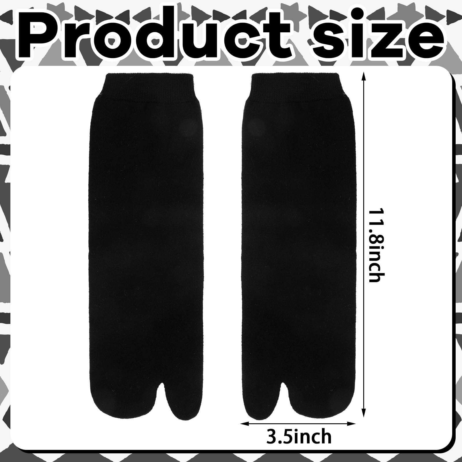 6 Pairs Men's Tabi Socks - Breathable Cotton Split Toe Socks for Flip Flops & Athletic Wear | Comfortable & Moisture Wicking | Perfect for Yoga, Running & Casual Use