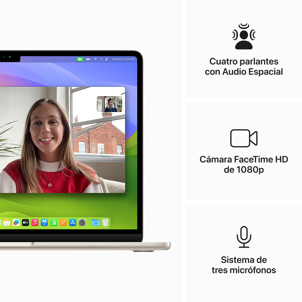 Apple MacBook Air 13-inch with M3 Chip - 8-Core CPU, 8-Core GPU, 256GB SSD (Starlight) - Perfect for Students, Professionals & Remote Work