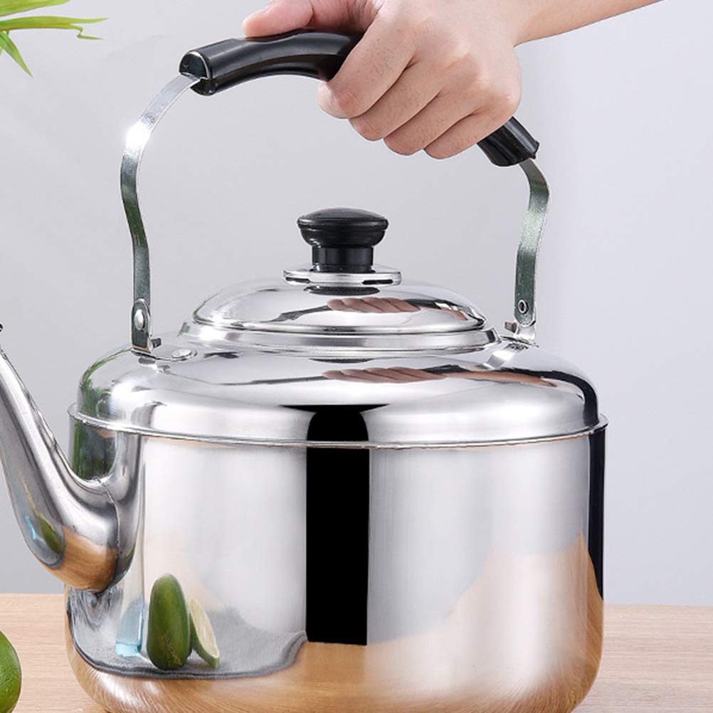 Yardwe 5.5L Stovetop Tea Kettle with Handle - Premium Blooming & Loose Leaf Tea Maker for Home & Office - Perfect for Herbal, Green & Black Tea Brewing