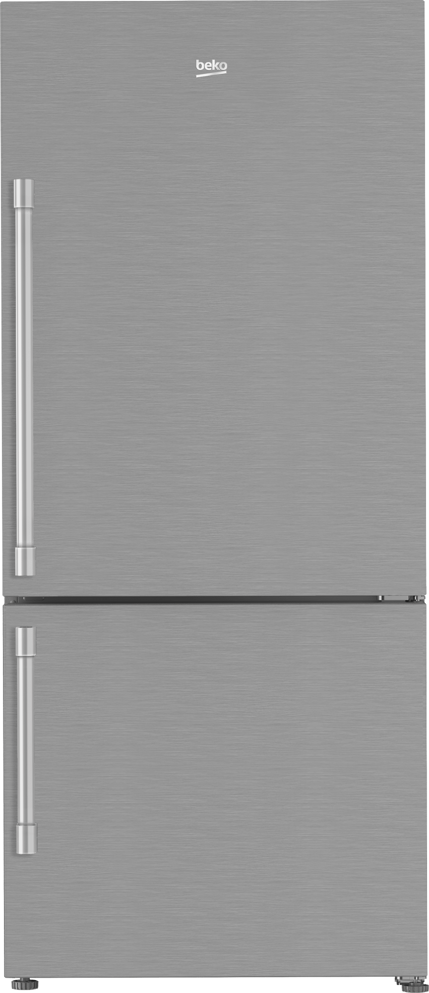 Beko BFBF30216SS 30-Inch Bottom Freezer Refrigerator - Energy Efficient Stainless Steel French Door Fridge for Kitchen, Home & Office Use