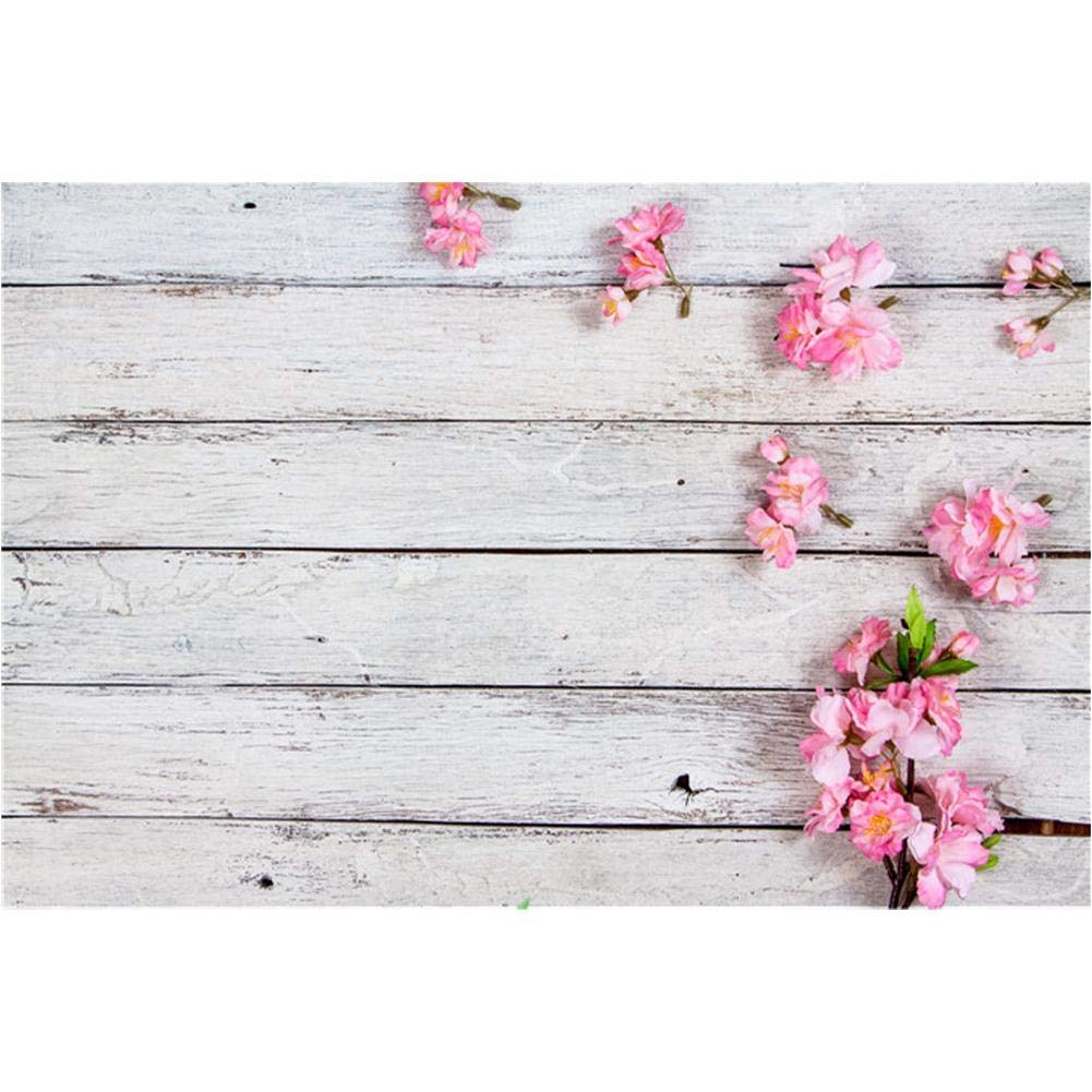 Vintage Wood Petal Photography Backdrop - Studio Art Cloth Background for Professional Photo Shoots, Newborn Portraits & Product Photography