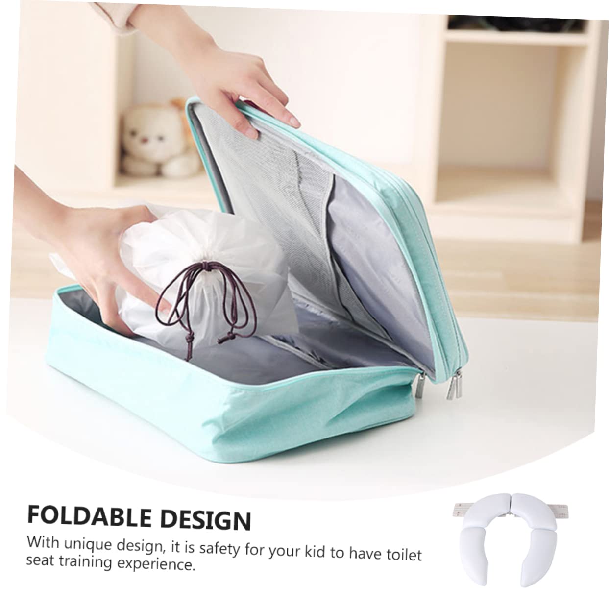 VICASKY Kids Potty Training Seat - Portable Toilet for Boys & Girls - Home & Travel Use