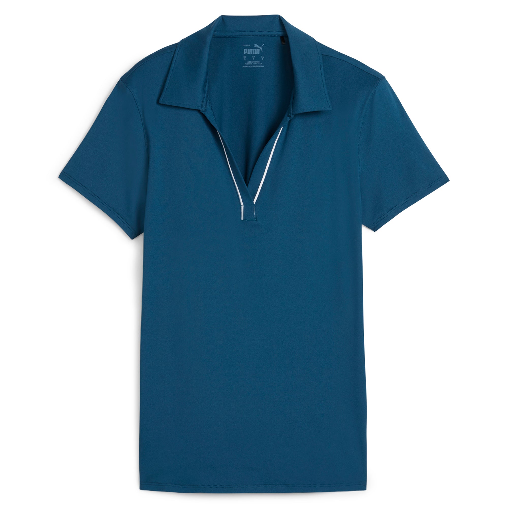 Women's CLOUDSPUN Piped Golf Polo Shirt - Breathable Moisture-Wicking Performance Top for Golf, Tennis & Casual Wear