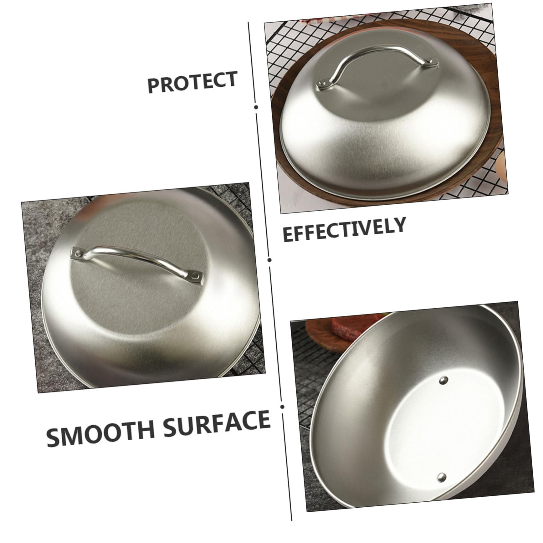 12 Inch Stainless Steel Splatter Screen Cover for Frying Pans, Skillets & Woks - Heat-Resistant Food Umbrella for Indoor Cooking & Outdoor Grilling - Perfect for Stovetop, BBQ, Camping & Kitchen Use