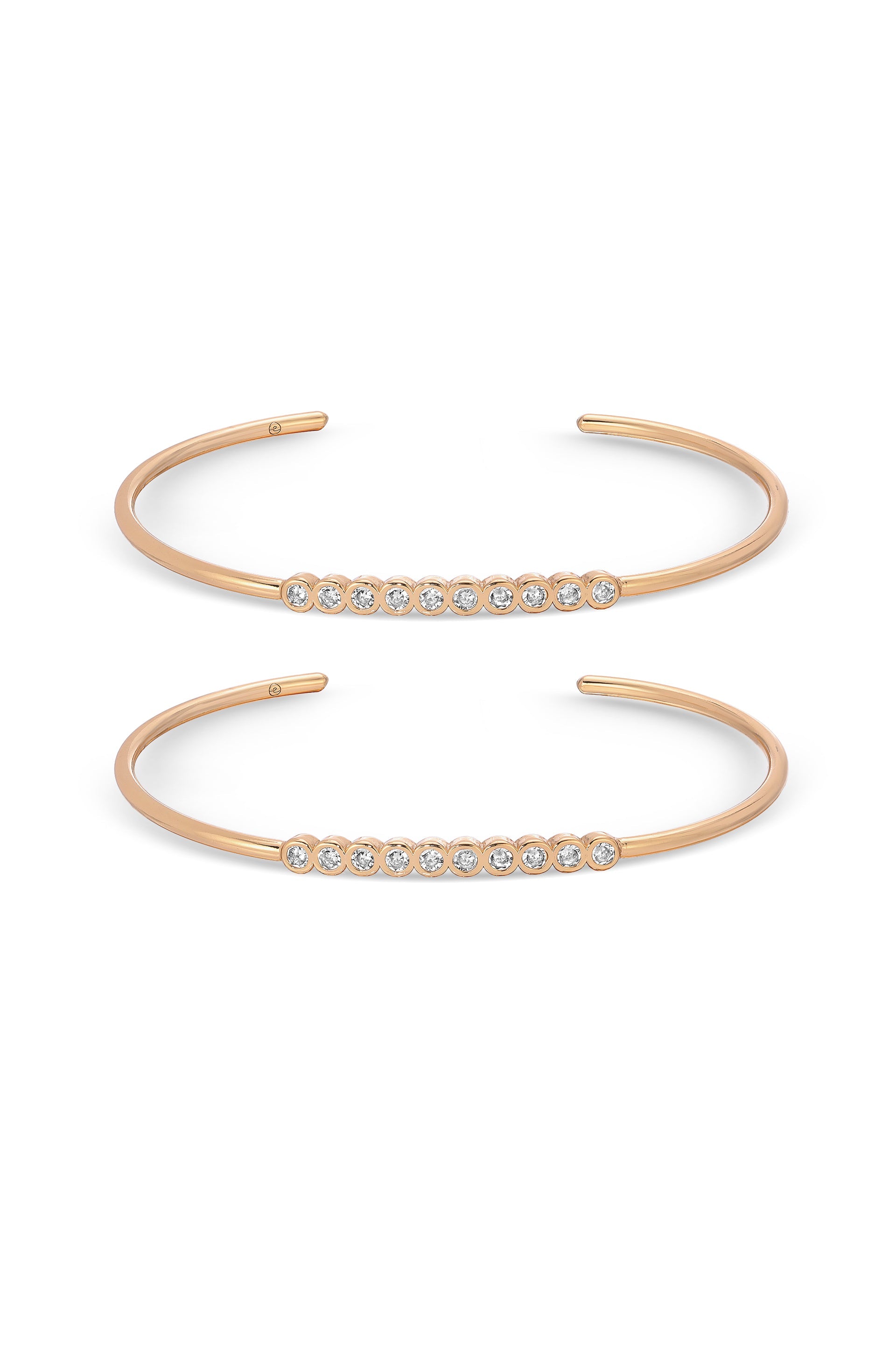 Double Take Crystal Cuff Set - Elegant Rhinestone Bracelet for Women, Perfect for Parties, Weddings & Special Occasions