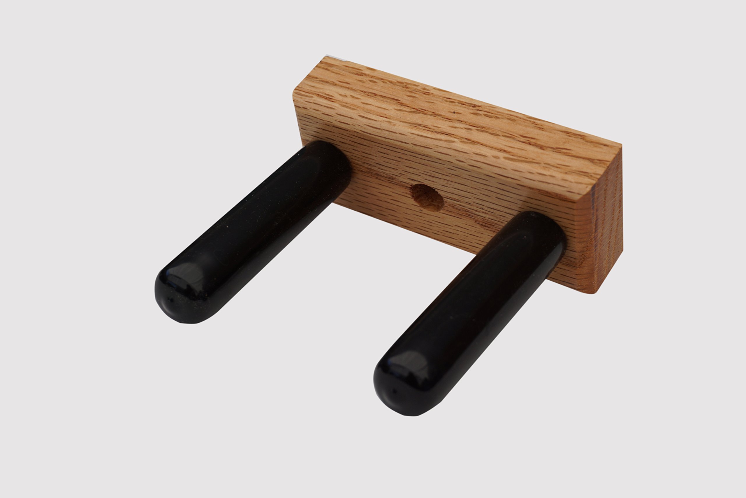 Premium Oak Guitar Wall Mount for Guitar Hero - Made in USA - Secure & Stylish Vertical Guitar Hanger - Perfect for Home, Studio & Game Room Display