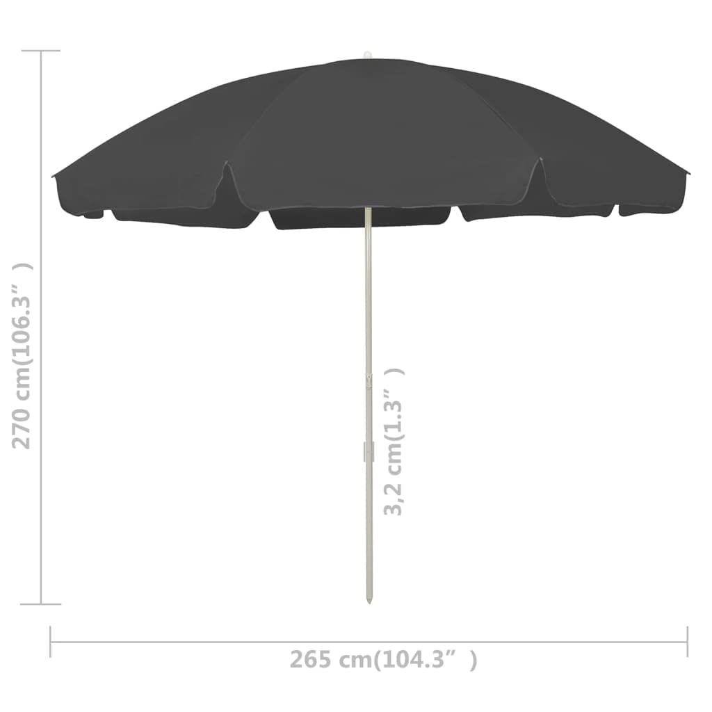 SKM Premium Beach Umbrella - 118.1