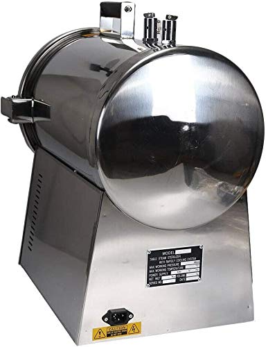 24L Table Top Stainless Steel Portable Autoclave Sterilizer Machine - Lab Equipment for Medical, Dental & Tattoo Use | TM-T24J | Compact Steam Sterilization for Clinics, Salons & Research Facilities