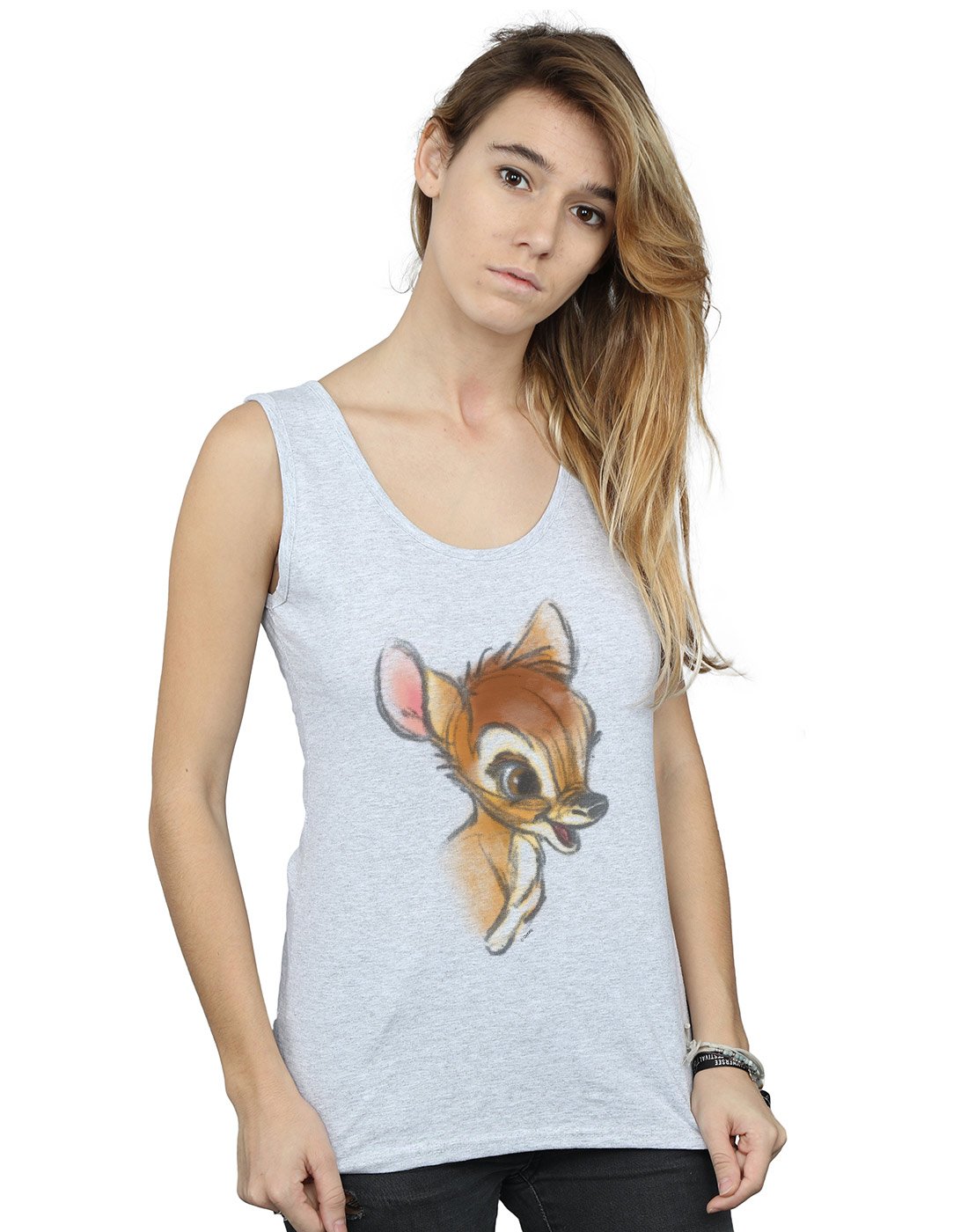 Disney Bambi Drawing Women's Tank Top - Cute Graphic Tee for Casual Wear, Summer Outfits, and Disney Fans