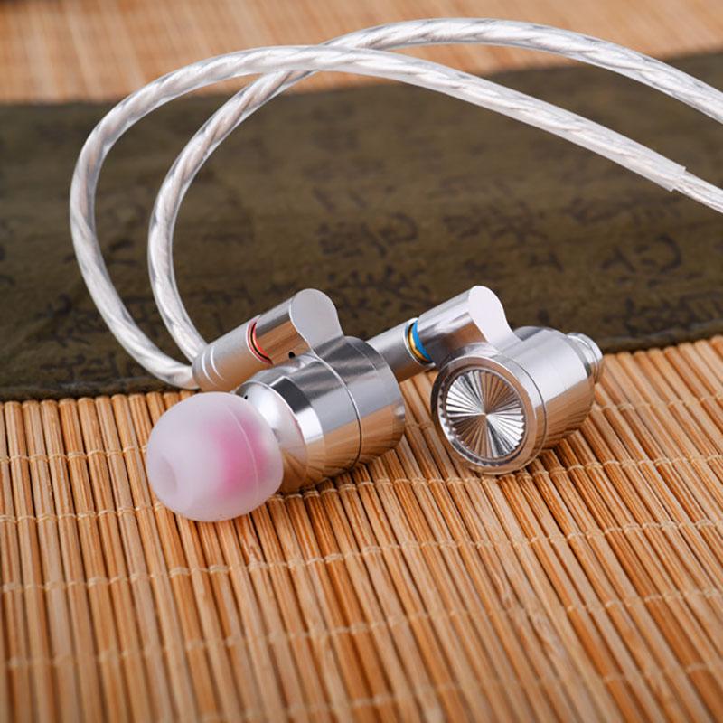 TinHiFi T4 CNT Dynamic Driver In-Ear Earphones - High Resolution IEM Monitor with MMCX Connector for Audiophiles, Musicians & Studio Recording
