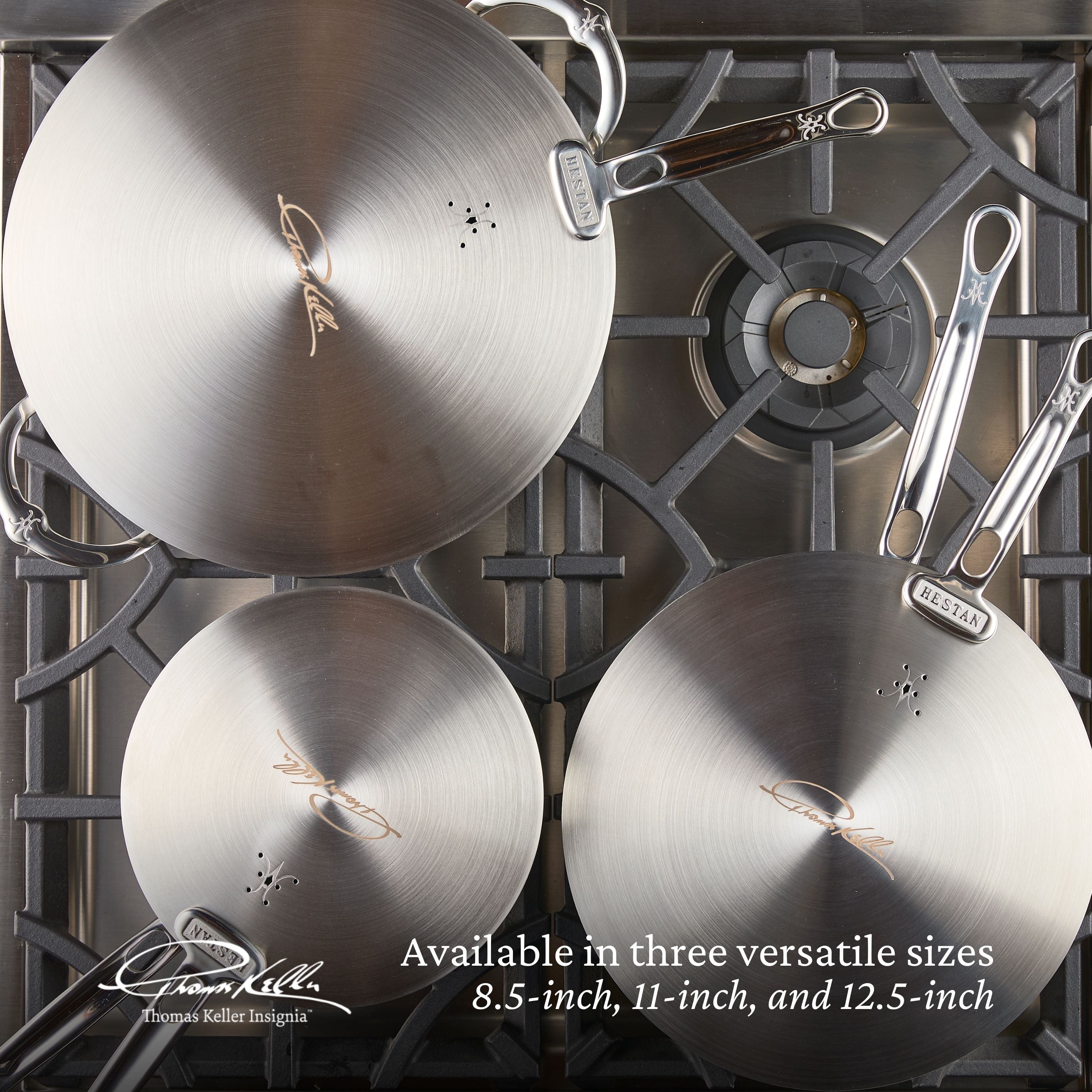 Premium Commercial-Grade Stainless Steel Universal Pot Lid - Durable & Versatile for Restaurants, Catering & Home Cooking