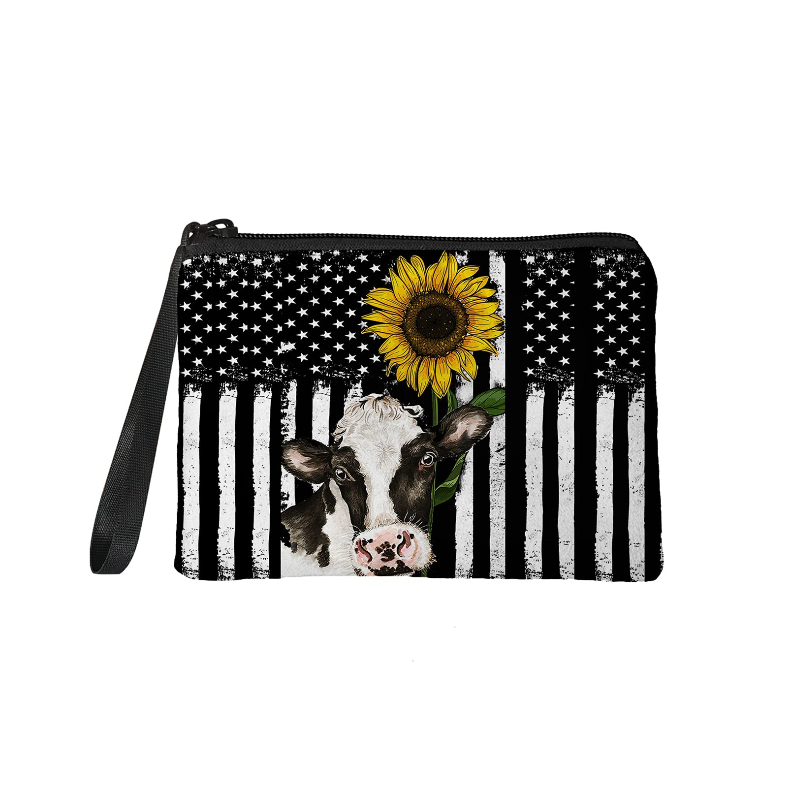 WELLFLYHOM Soft Polyester Makeup Bag Organizer - Small Cosmetic Pouch & Coin Purse for Women & Kids | Travel, Gym & Daily Essentials Storage