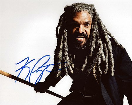 KHARY PAYTON (The Walking Dead) 8x10 Autographed Photo - Signed In-Person Collectible Memorabilia for Fans, Home Theater Decor, and Comic Con Displays