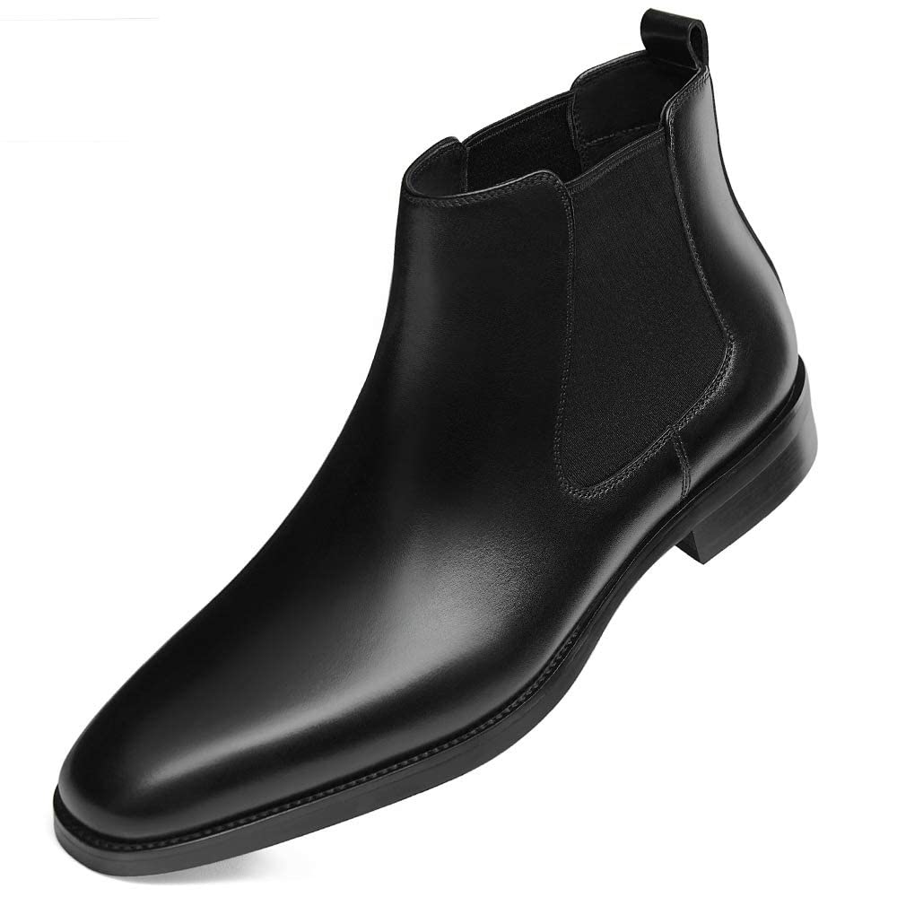 Premium Men's Chelsea Boots - Genuine Leather Dress Boots for Men | Comfortable & Stylish for Work, Casual & Formal Occasions