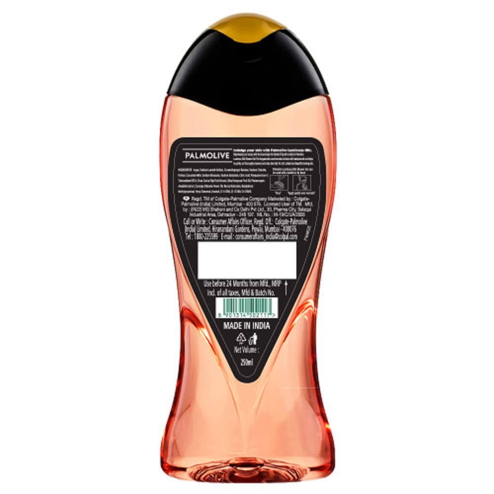 Palmolive Luminous Oil Rejuvenating Body Wash - 250ml | 100% Natural Fig Oil & White Orchid Extracts for Soft, Radiant Skin | PH Balanced | Paraben & Silicone Free | Hydrating & Nourishing for Daily Shower & Spa Experience
