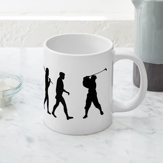 Golf Evolution 20 oz Ceramic Coffee Mega Mug - Large Insulated Coffee Cup for Golf Lovers - Perfect for Golf Courses, Office & Home Use