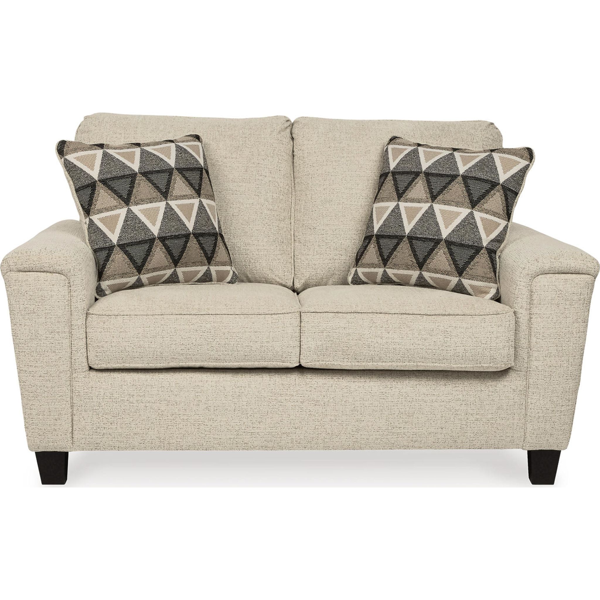 Abinger Loveseat - Modern Small Sofa for Two, Comfortable Fabric Couch for Living Room, Apartment & Office - Perfect for Cozy Seating, Relaxing & Small Spaces