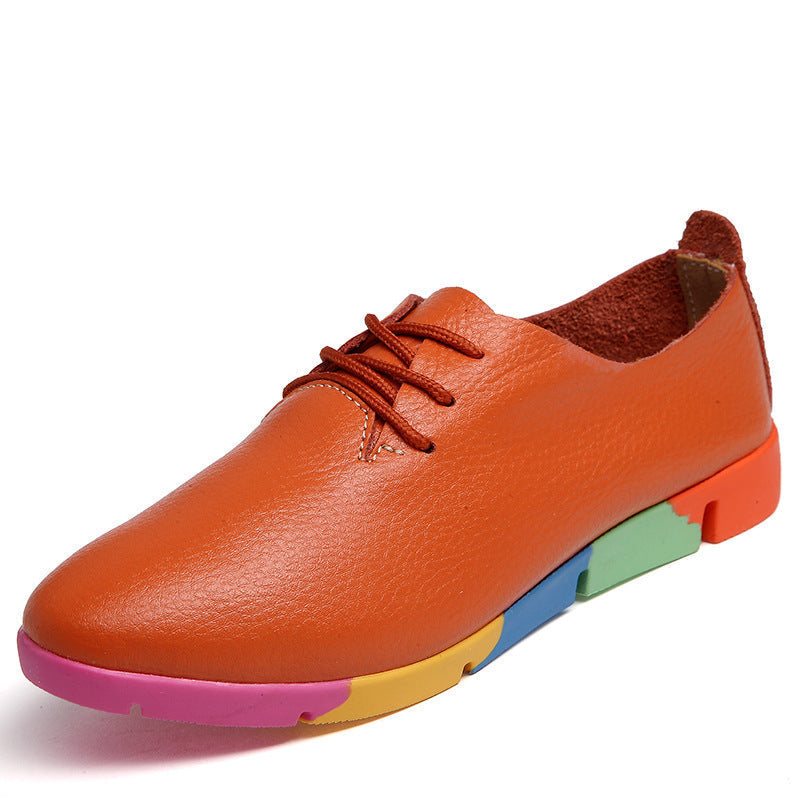 Premium Korean Leather Casual Shoes for Men & Women - Comfortable & Stylish for Everyday Wear, Office, and Travel