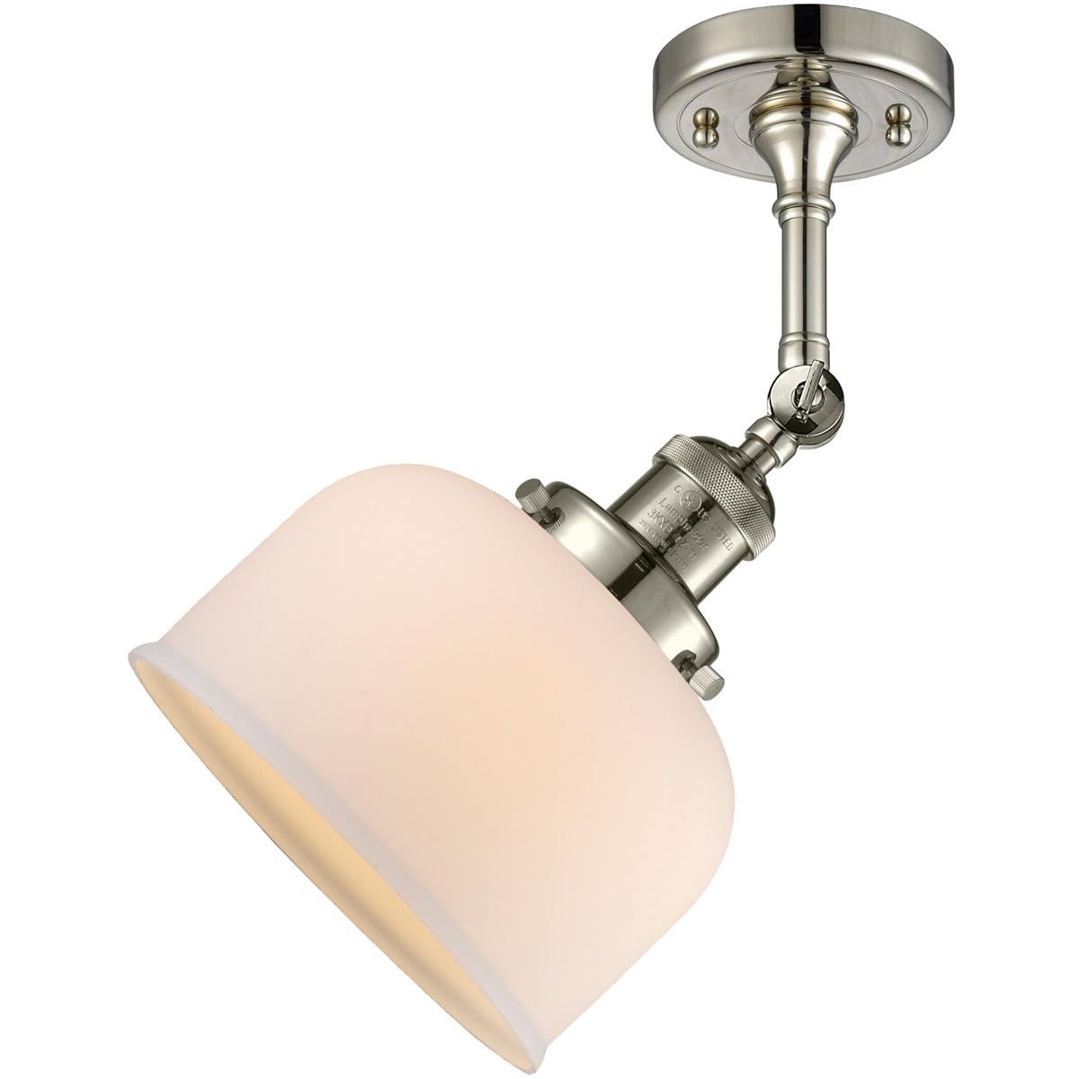 Innovations INNO203-PN-G71-LED Modern LED Wall Sconce Light Fixture - Polished Nickel Finish - Energy Efficient Indoor Lighting for Bedroom, Living Room & Hallway