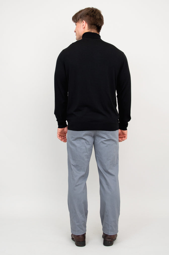 Premium Eric Sweater for Men - 100% Merino Wool, Soft & Warm Winter Pullover - Perfect for Office, Travel & Outdoor Activities
