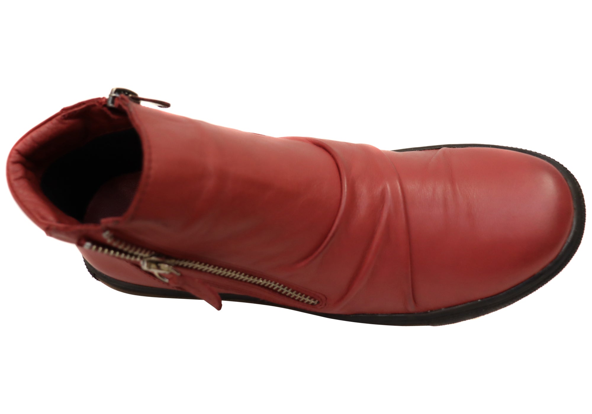 Orizonte Strath Women's European Comfortable Leather Ankle Boots - Stylish Casual & Work Shoes for Fall Winter Fashion