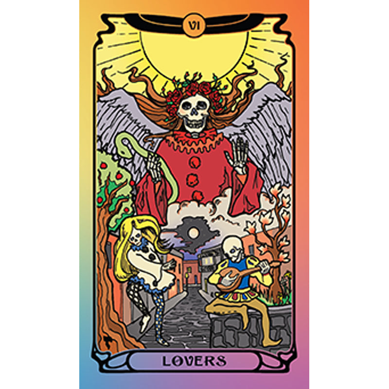 Grateful Dead Official Tarot Deck and Guidebook - 78-Card Set with Illustrated Guide for Divination, Meditation, and Spiritual Growth | Perfect for Fans, Collectors, and Tarot Enthusiasts