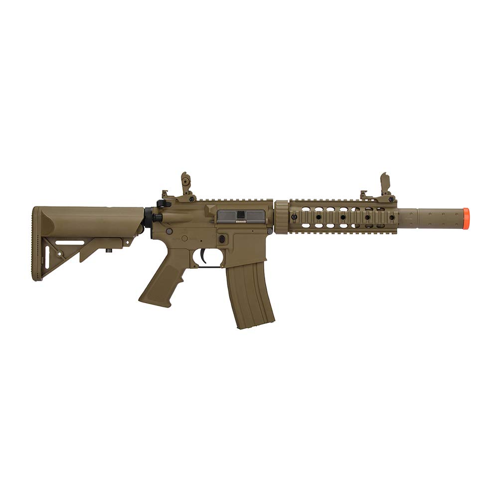 Lancer Tactical Gen 2 M4 SD AEG Airsoft Rifle - High/Low FPS Nylon Polymer Body with Battery & Charger | Perfect for Outdoor Skirmishes & Tactical Training