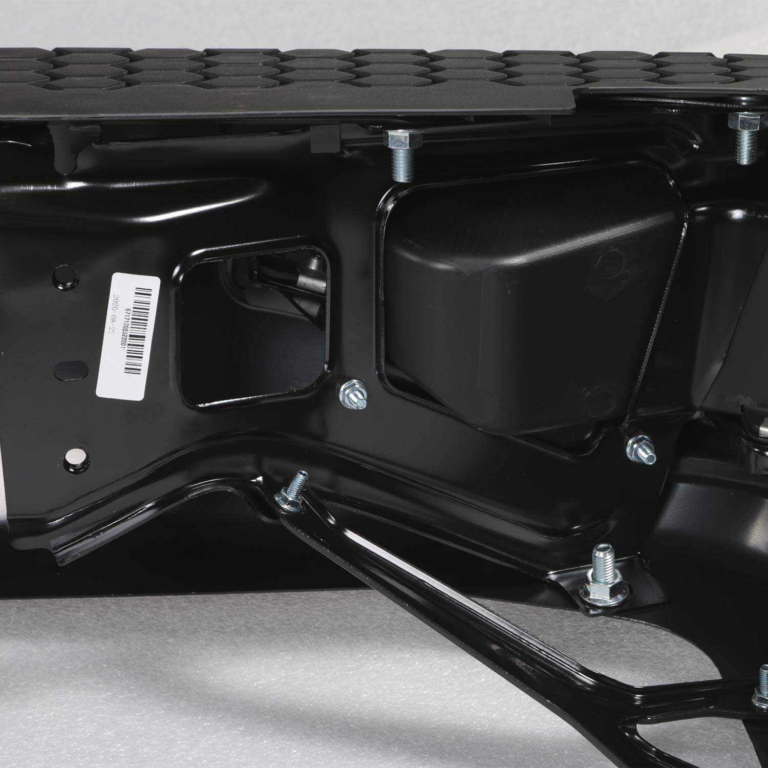 AKKON Steel Rear Bumper Corner Step for 2009-2018 Dodge Ram 1500/2500/3500 - Black Panel - No Parking Sensor Hole - Heavy Duty Truck Accessory for Off-Road & Work Site Use