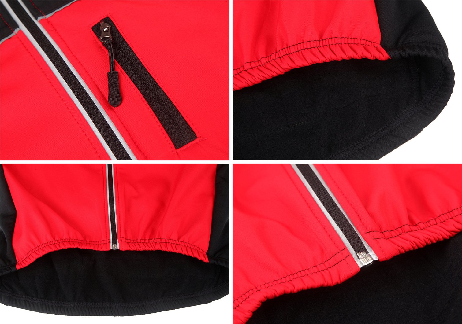 Men's & Women's Soft Shell Thermal Fleece Cycling Jacket - Windproof & Waterproof for Outdoor Biking, Running & Hiking - Perfect for Cold Weather Sports & Winter Commuting