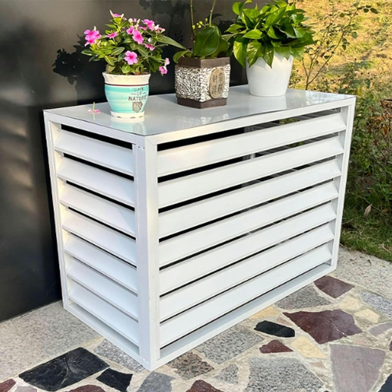 Outdoor Mini Split Air Conditioner Cover - Dustproof & Waterproof AC Unit Protector for Pipes & Condenser | Perfect for Weather Protection & Home Use