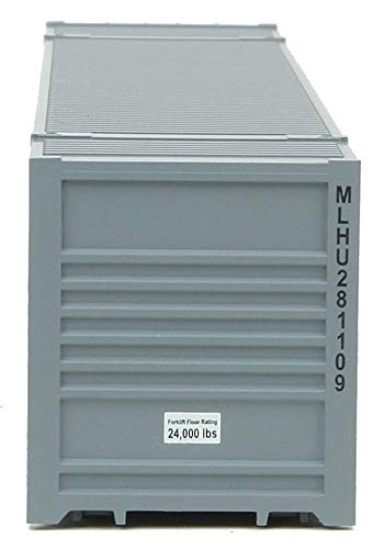 HO Scale Matson (Gray/Blue) 53' Singamas Corrugated Side Container Model #949-8516 - Perfect for Train Layouts & Collectors
