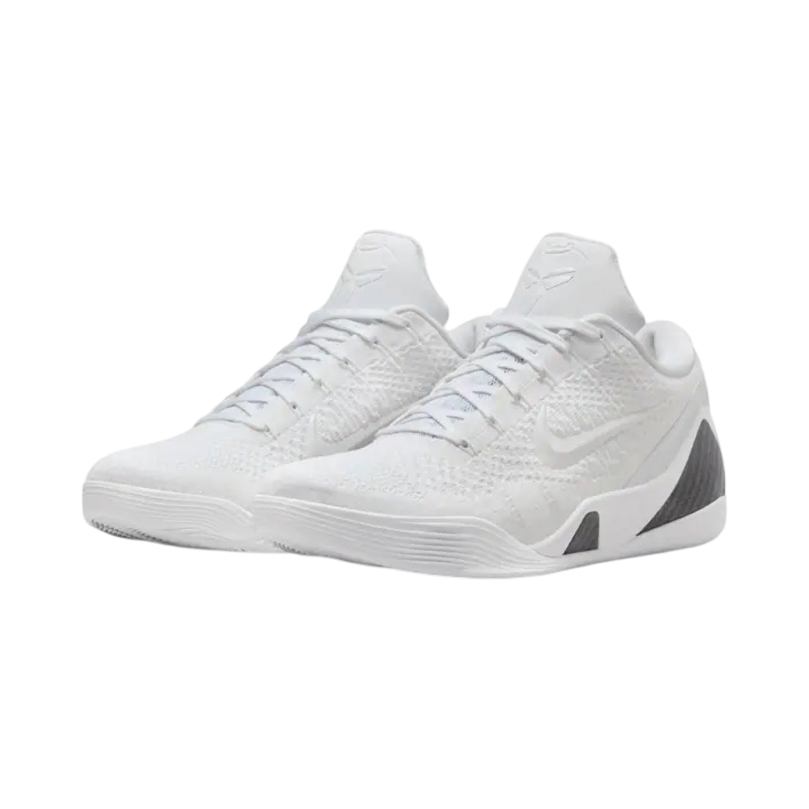 Nike Kobe 9 Elite Low Basketball Shoes - Halo White/White/White | High-Performance Sneakers for Court Play & Streetwear Fashion