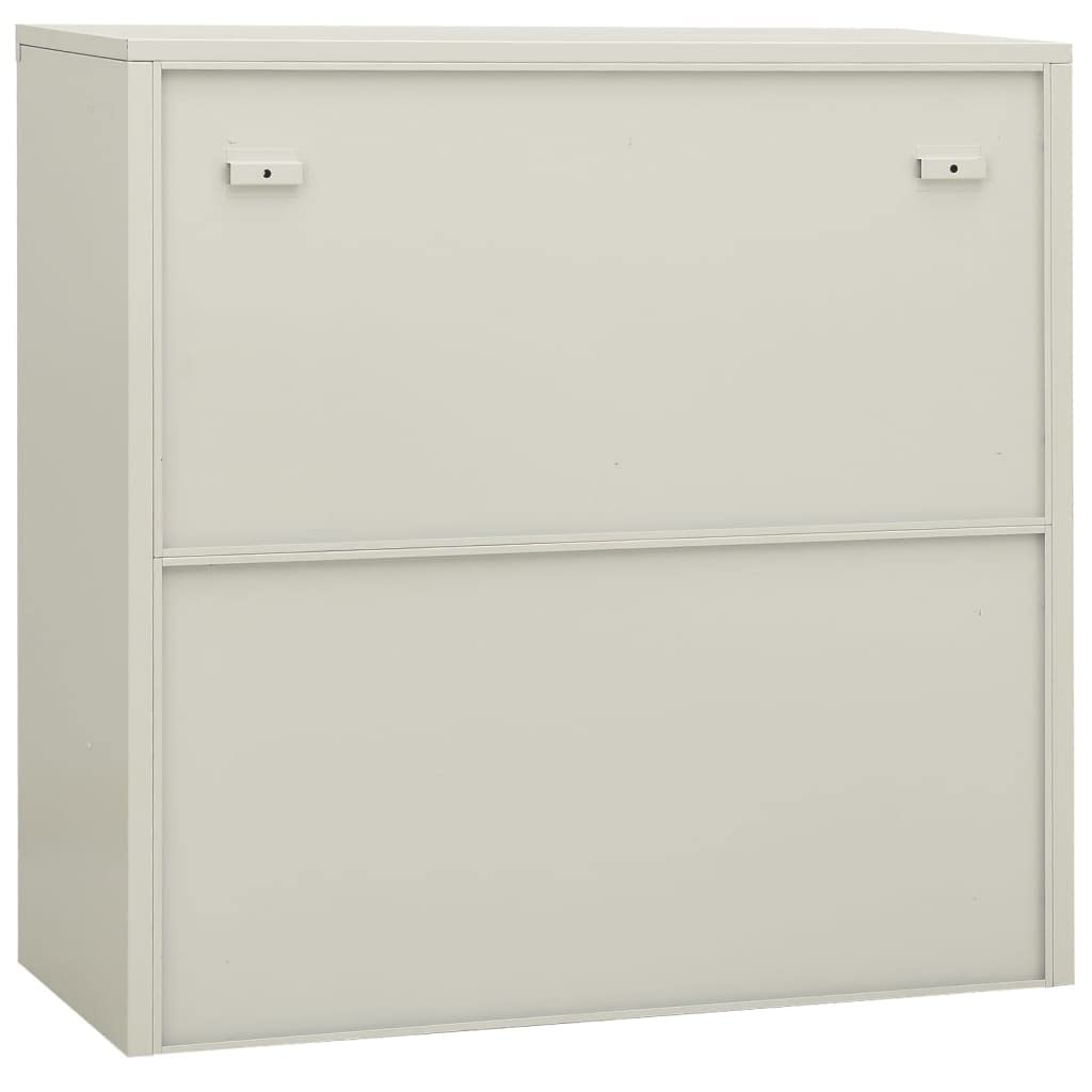 Lockable Steel Display Cabinet - 35.4